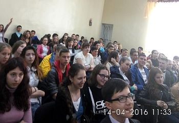 Профориентационная встреча со школьниками с. Дальник, Одесской области